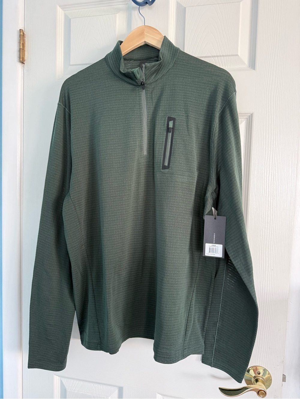 Ten Thousand The Over Zip Pullover Deep Forest Green NWT 2XL XXL